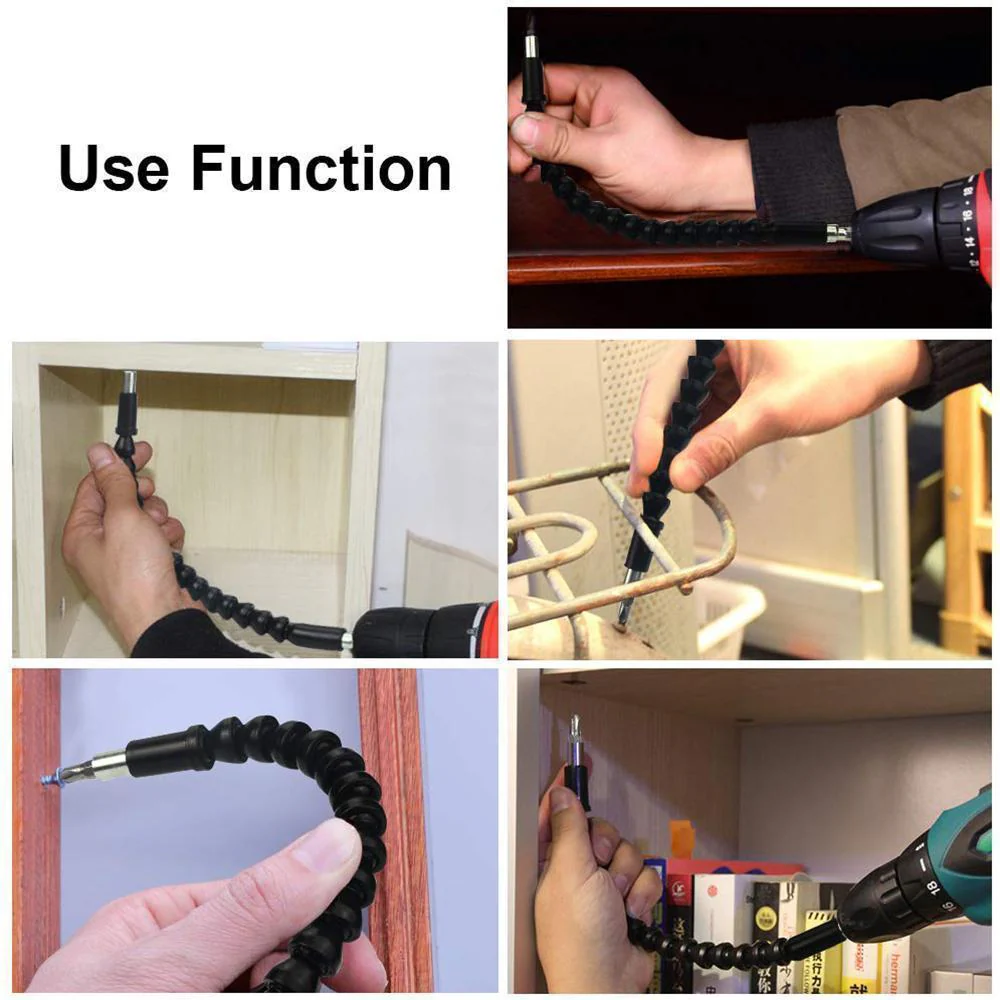 Flexible Drill Bit Extension with Screw Drill Bit Holder - Image 4