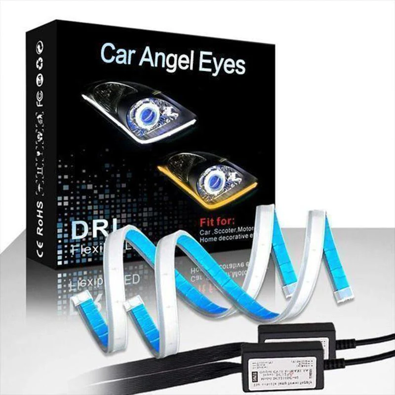 Flexible DRL LED Night & Daytime Running Light Strip (No Disassembling Needed) - Image 10