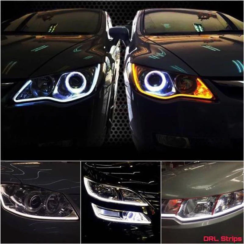Flexible DRL LED Night & Daytime Running Light Strip (No Disassembling Needed) - Image 14