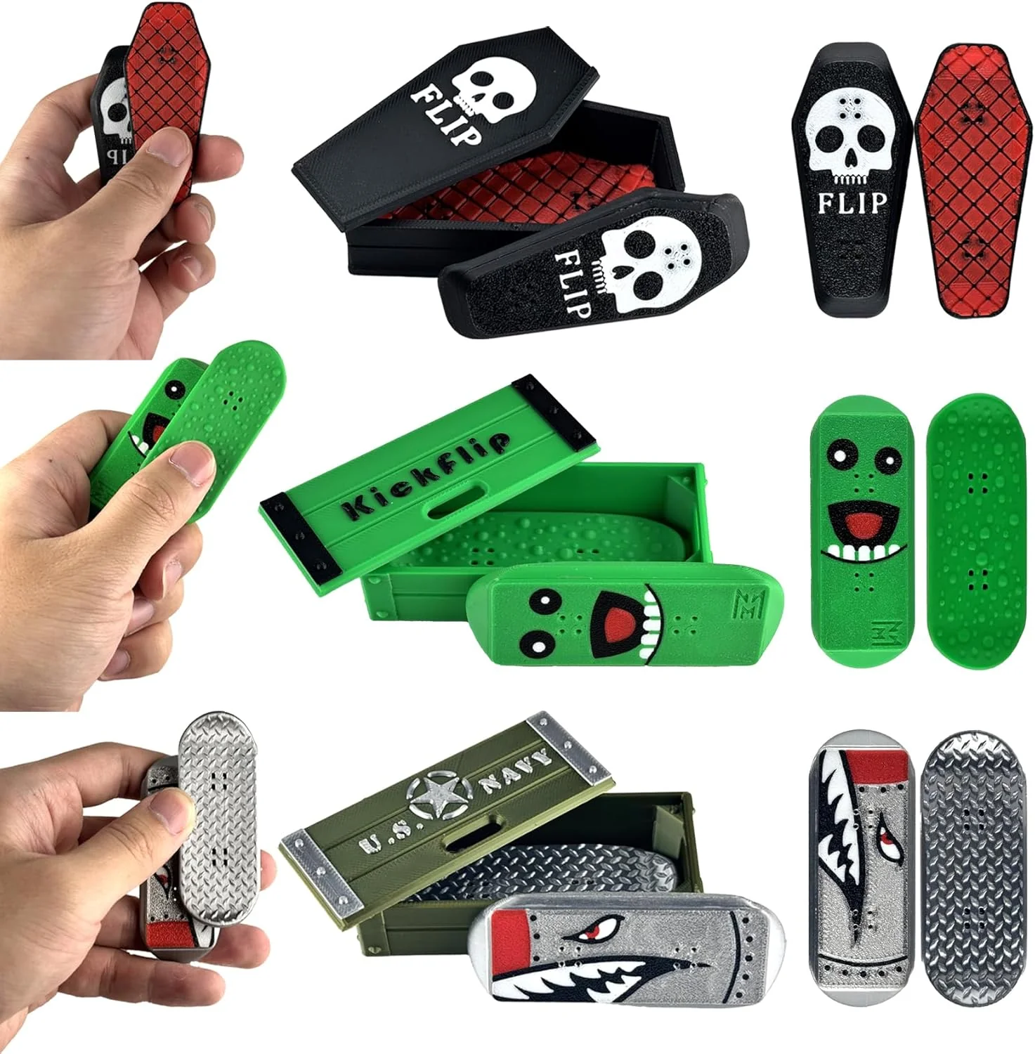 Flipping Fidget Toy Magnetic Fingerboard - Image 3