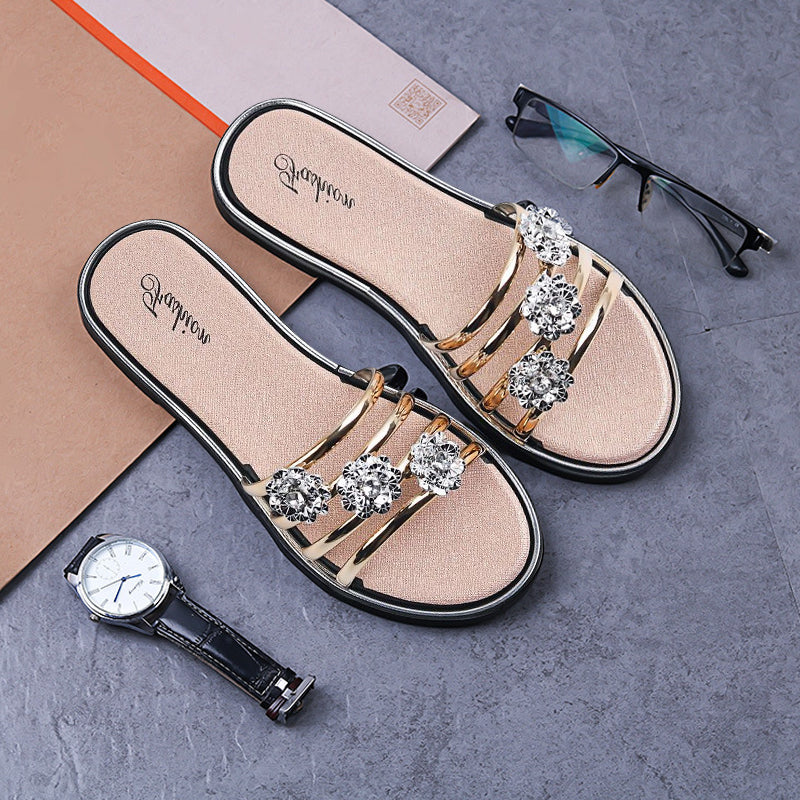 Floral Beach Sandals - Image 11