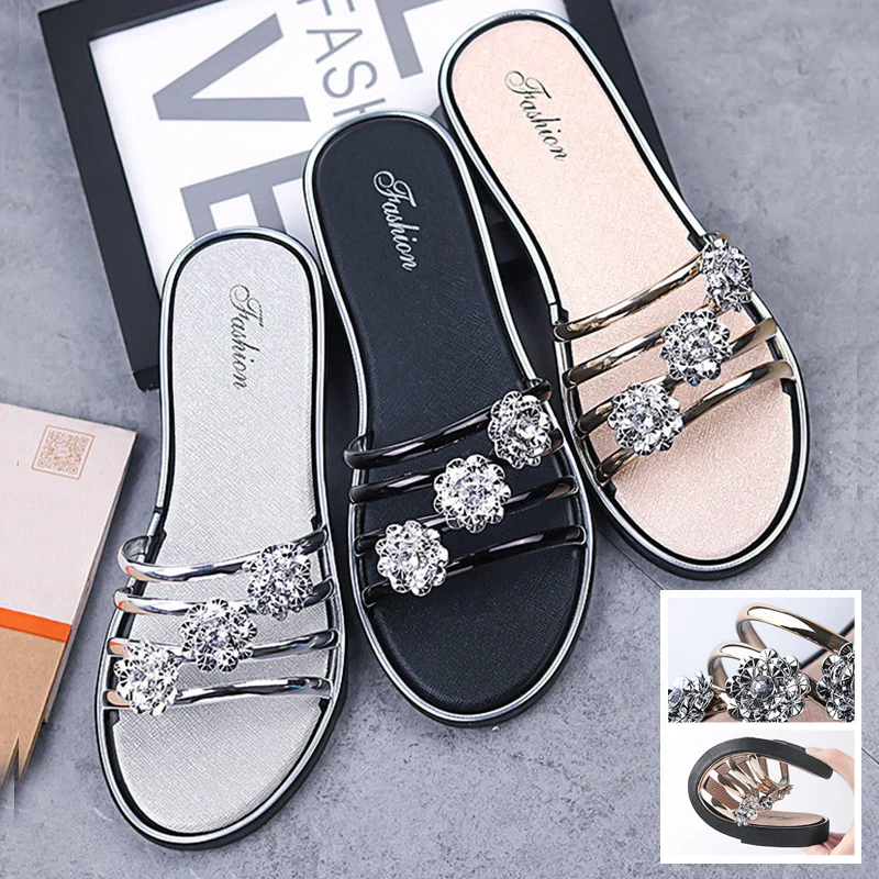 Floral Beach Sandals - Image 6