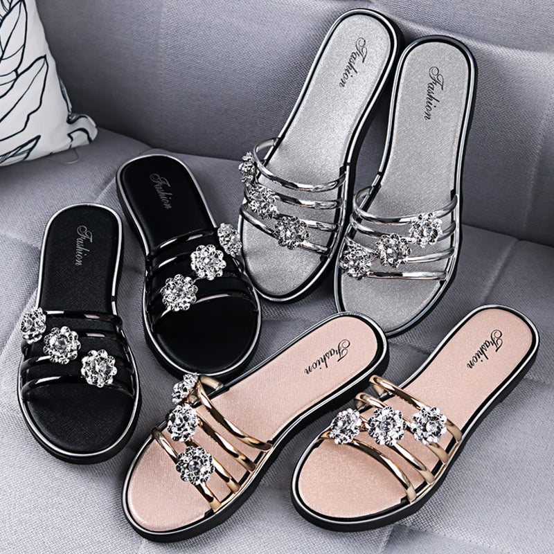 Floral Beach Sandals - Image 9