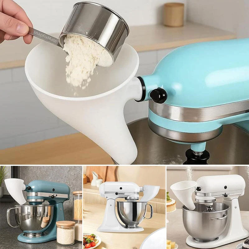 Flour Funnel for Kitchen Aid Stand Mixer - Image 2