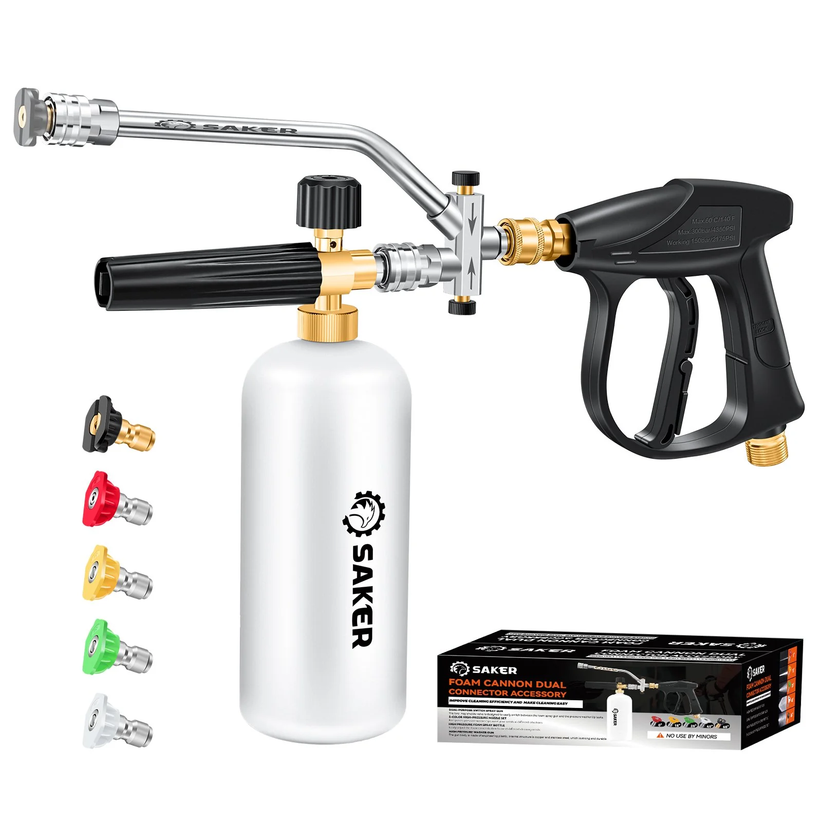 Foam Cannon Dual Connector Accessory - Image 4