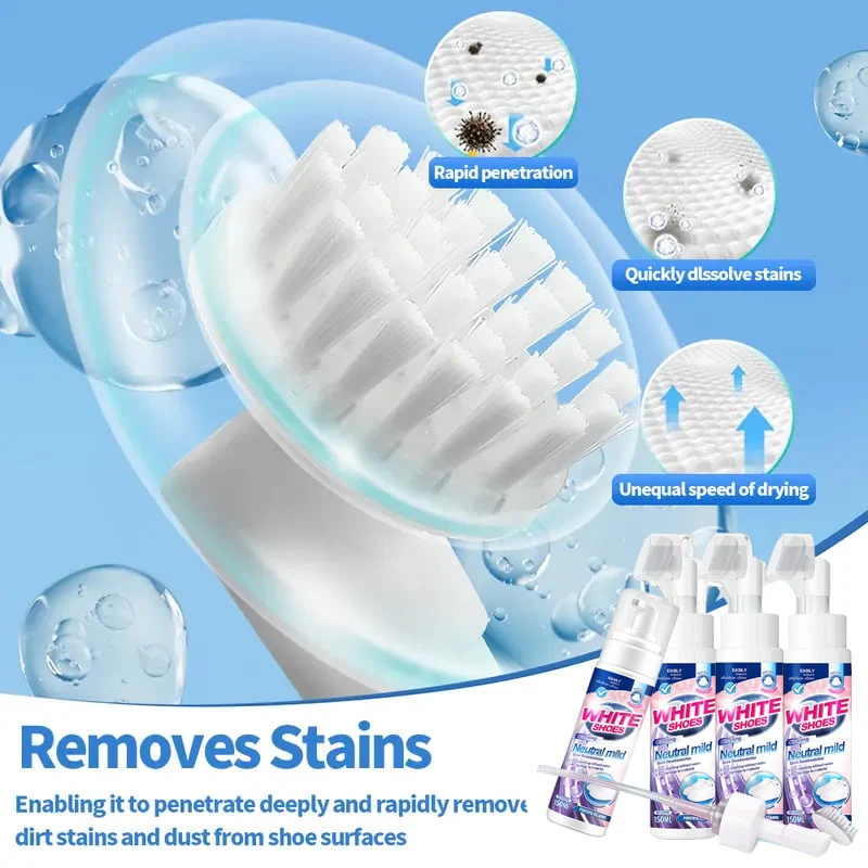 🤍Foam No-Rinse Cleaner — Instantly Brightens & Whitens Shoes - Image 2