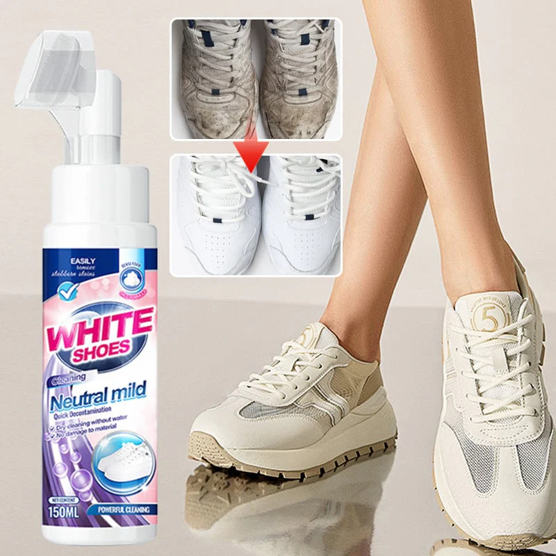 🤍Foam No-Rinse Cleaner — Instantly Brightens & Whitens Shoes - Image 3