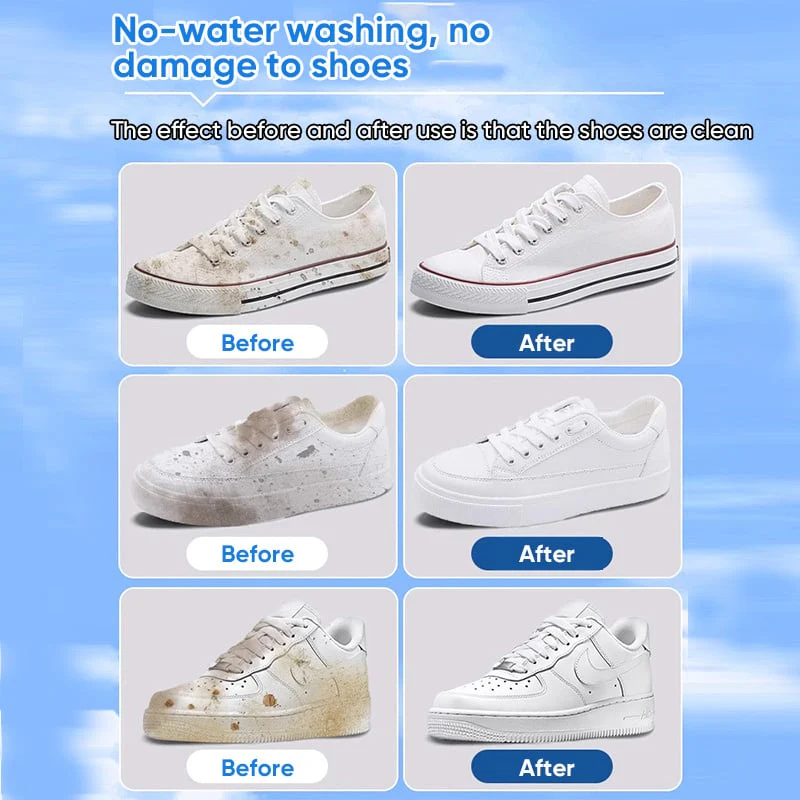 🤍Foam No-Rinse Cleaner — Instantly Brightens & Whitens Shoes - Image 4