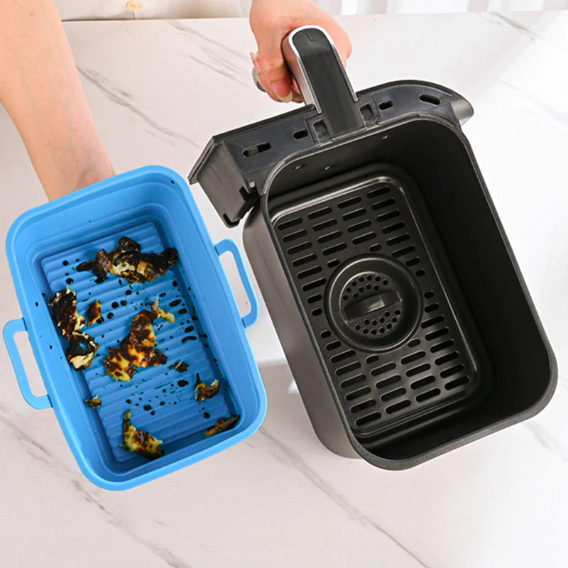 Foldable Air Fryer Silicone Baking Tray - Image 10
