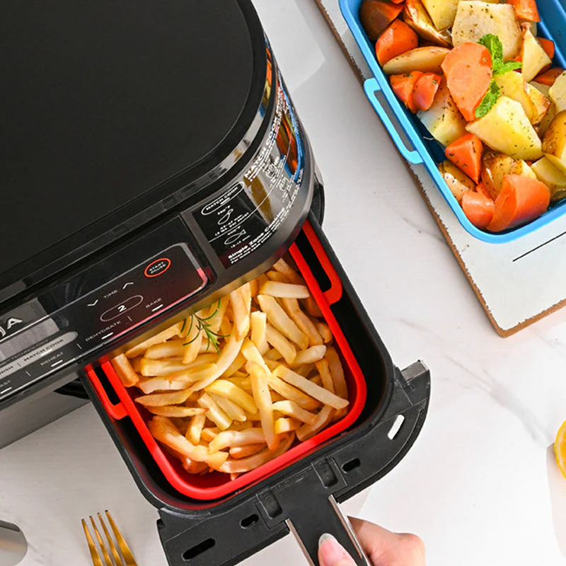 Foldable Air Fryer Silicone Baking Tray - Image 13