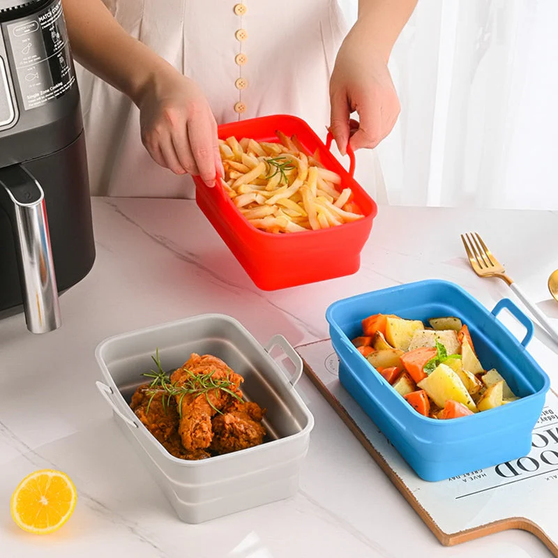Foldable Air Fryer Silicone Baking Tray - Image 15