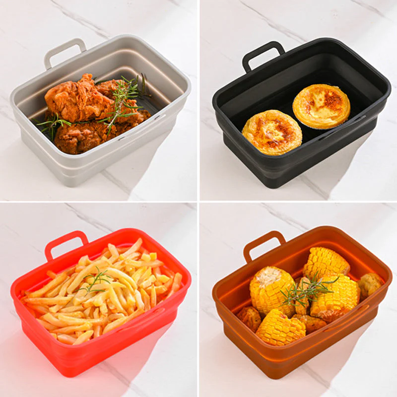 Foldable Air Fryer Silicone Baking Tray - Image 16
