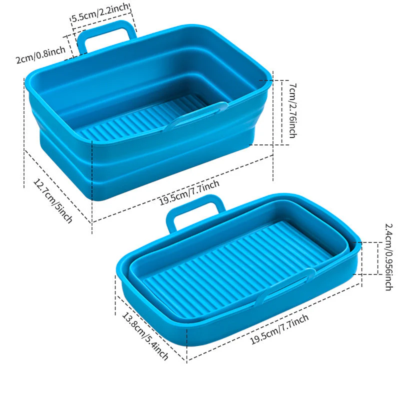 Foldable Air Fryer Silicone Baking Tray - Image 22