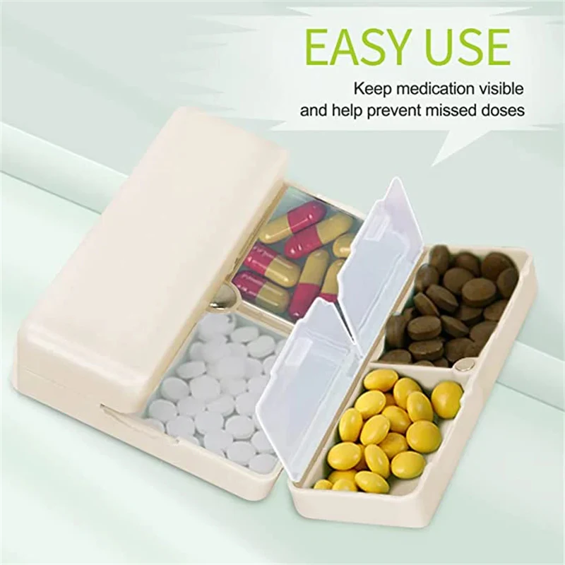 Foldable Carry-on 7 Compartment Pill Box - Image 7