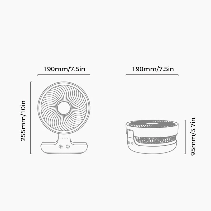 Foldable Desktop Fan - Image 11