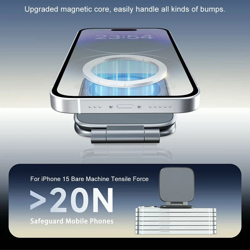 Foldable Magnetic Car Phone Mount - Image 10