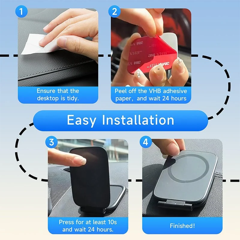 Foldable Magnetic Car Phone Mount - Image 5