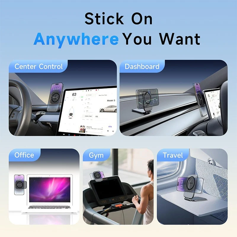 Foldable Magnetic Car Phone Mount - Image 6
