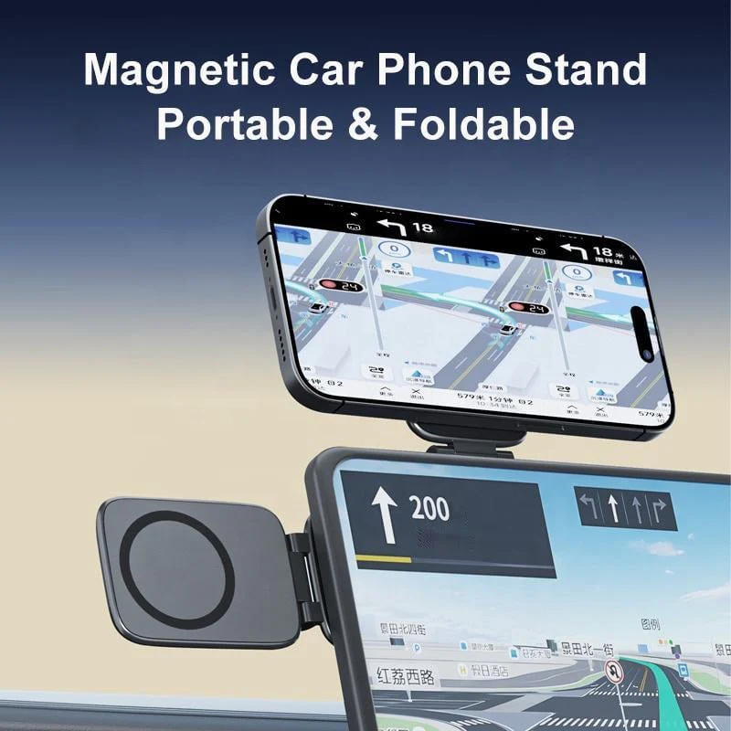 Foldable Magnetic Car Phone Mount - Image 7