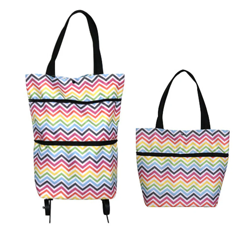 Foldable Shopping Trolley Tote Bag - Image 12