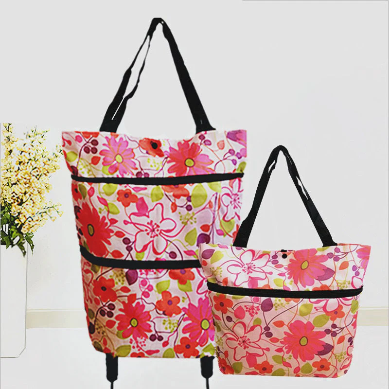 Foldable Shopping Trolley Tote Bag - Image 16