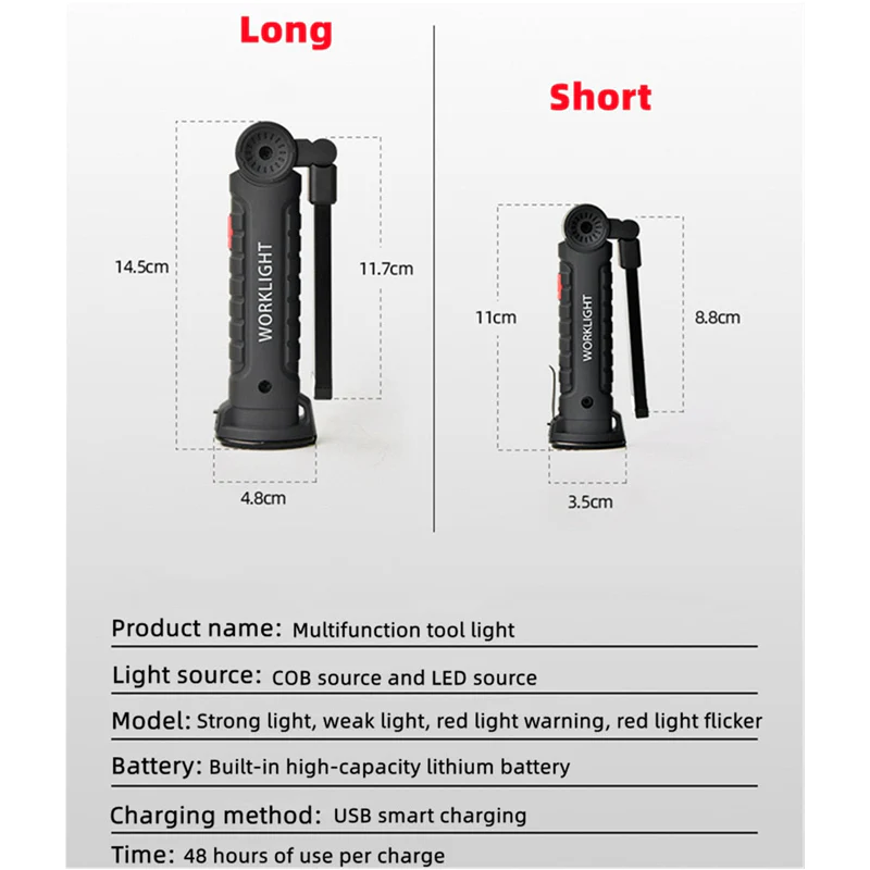 Folding Magnetic Rechargeable Flashlight - Image 8