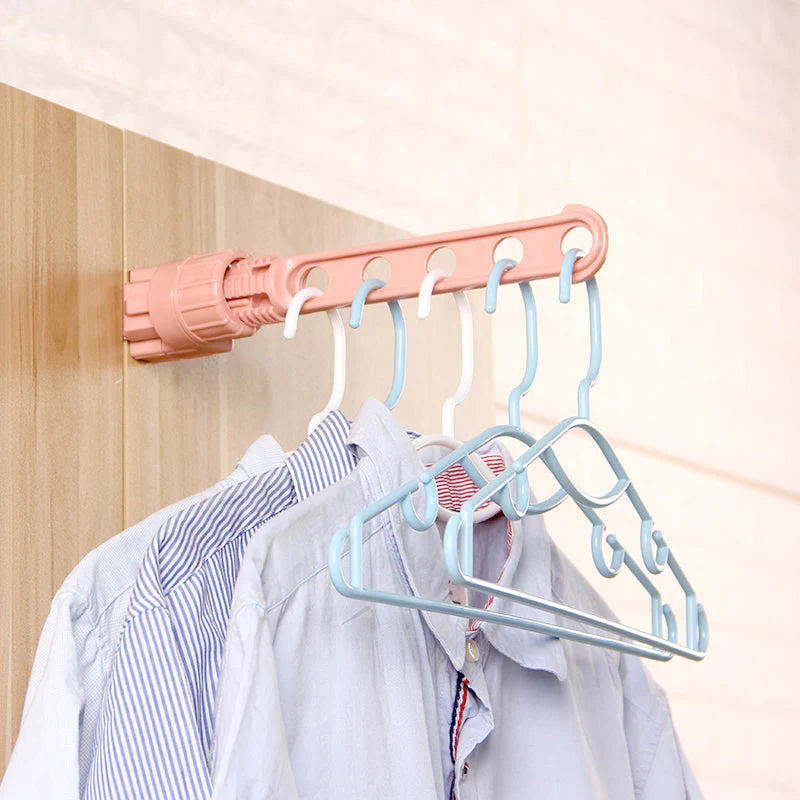Folding Wall Mount Clothes Hanger - Image 2