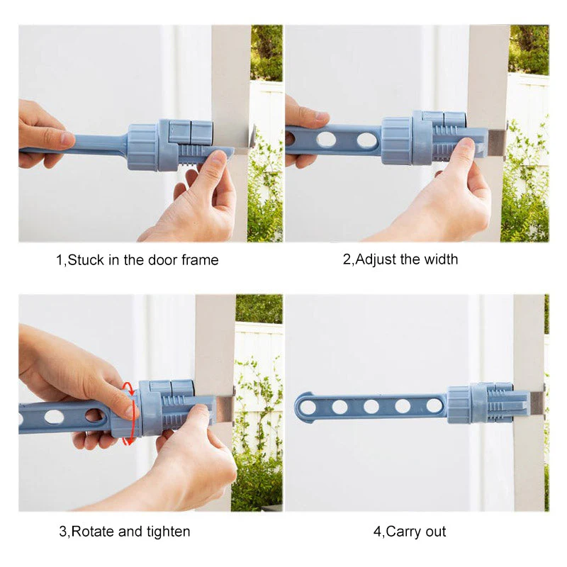 Folding Wall Mount Clothes Hanger - Image 5