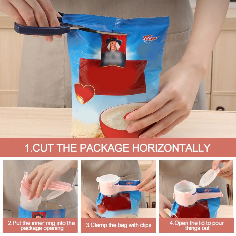 Food Seal With Pocket Clip (4pcs) - Image 7