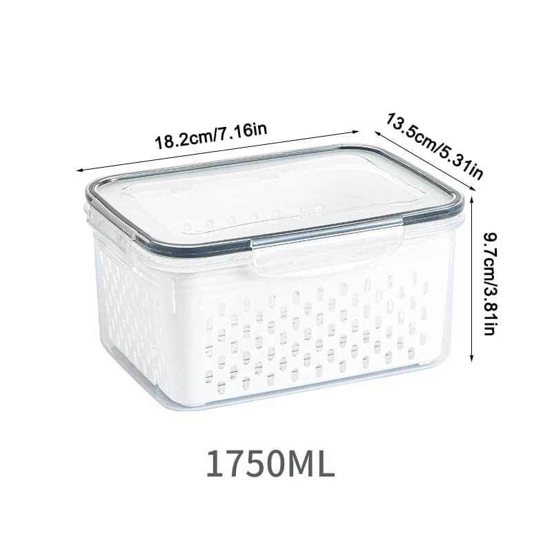 Food Storage Containers for Fridge with Removable Colander - Image 10