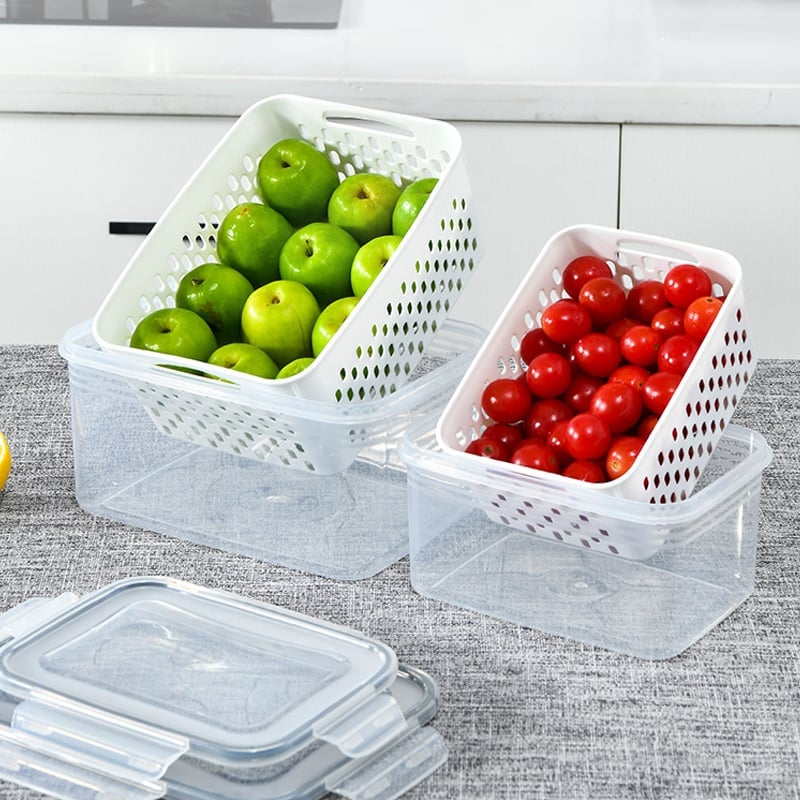 Food Storage Containers for Fridge with Removable Colander - Image 6