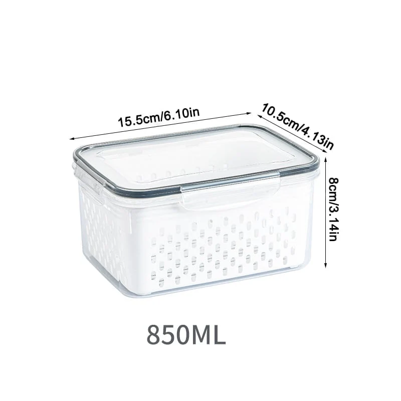 Food Storage Containers for Fridge with Removable Colander - Image 9