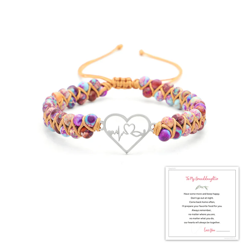 For Granddaughter - For You Are Always In Mine Beads Bracelets - Image 7