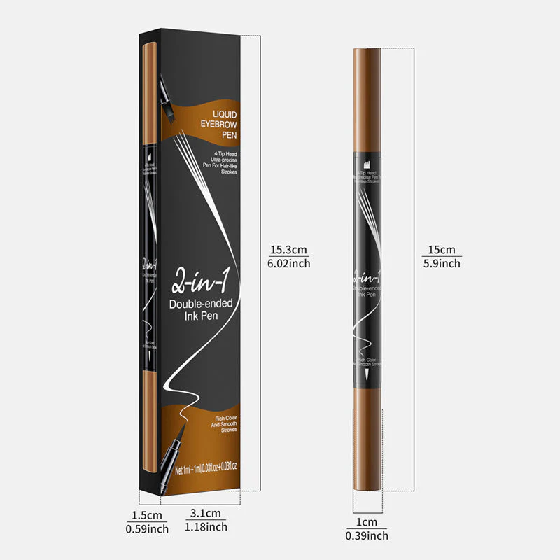 Forked Dual-ended Liquid Eyebrow Pencil - Image 16