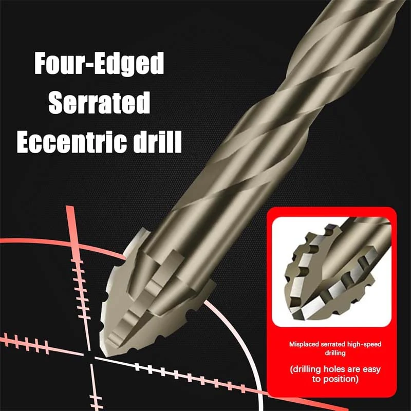 Four Blade Serrated Eccentric Drill - Image 2