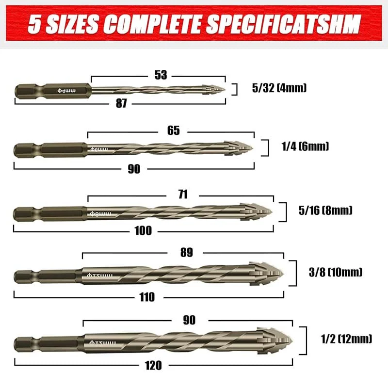 Four Blade Serrated Eccentric Drill - Image 5