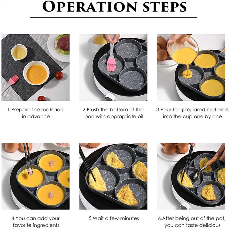 Four-Cup Frying Pan - Image 4