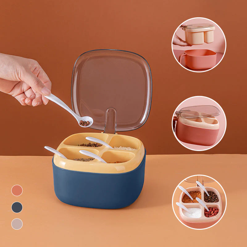 Four Seasoning Box With Lid - Image 2