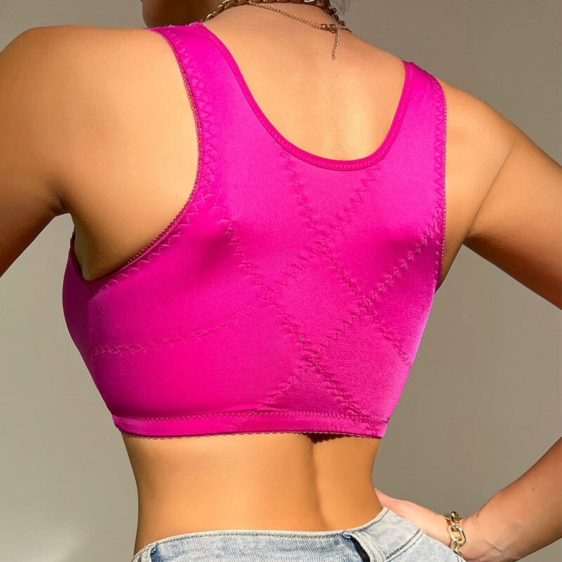 French Lace Front Button Bra - Image 2