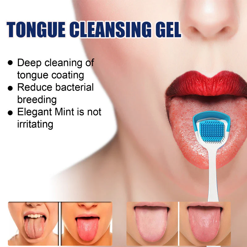 Fresh Breath Tongue Cleaning Gel Set - Image 4