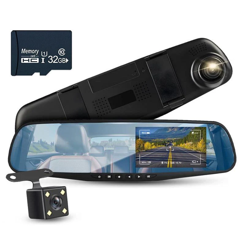 Front and Rear Dual Recording HD Night Vision Dash Cam - Image 12