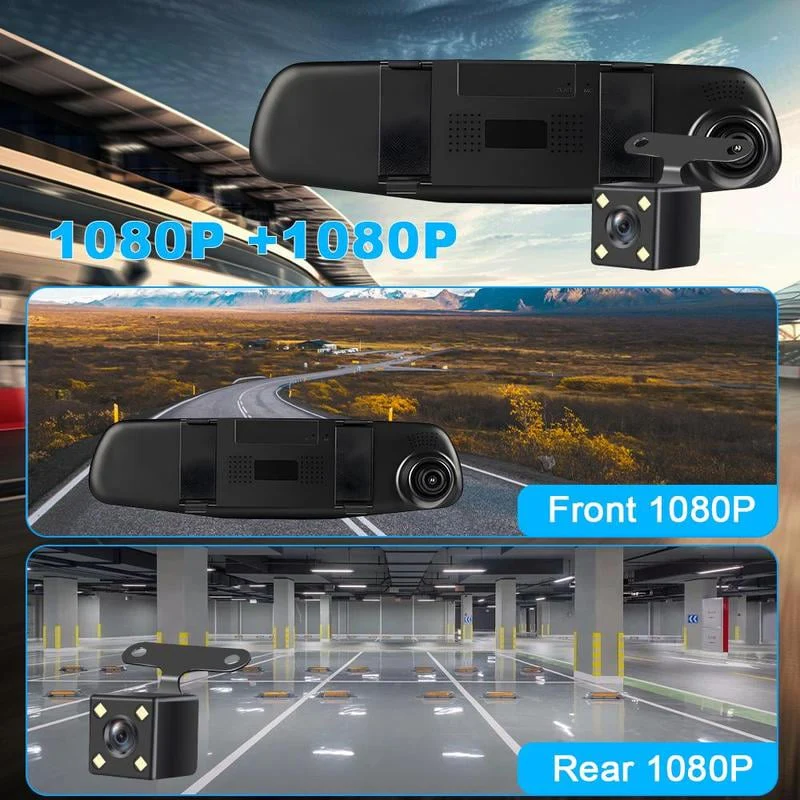 Front and Rear Dual Recording HD Night Vision Dash Cam - Image 14