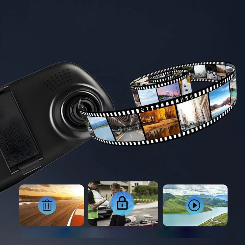 Front and Rear Dual Recording HD Night Vision Dash Cam - Image 21