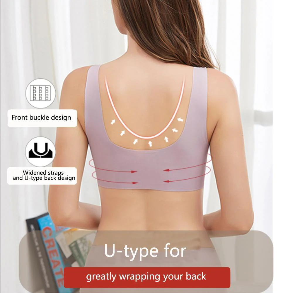 Front Closure Breathable Bra - Image 5