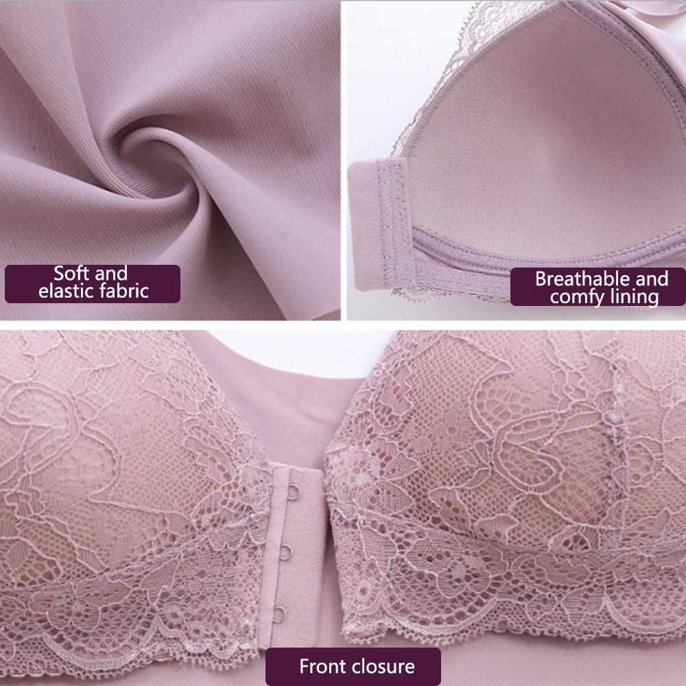 Front Closure Breathable Bra - Image 6