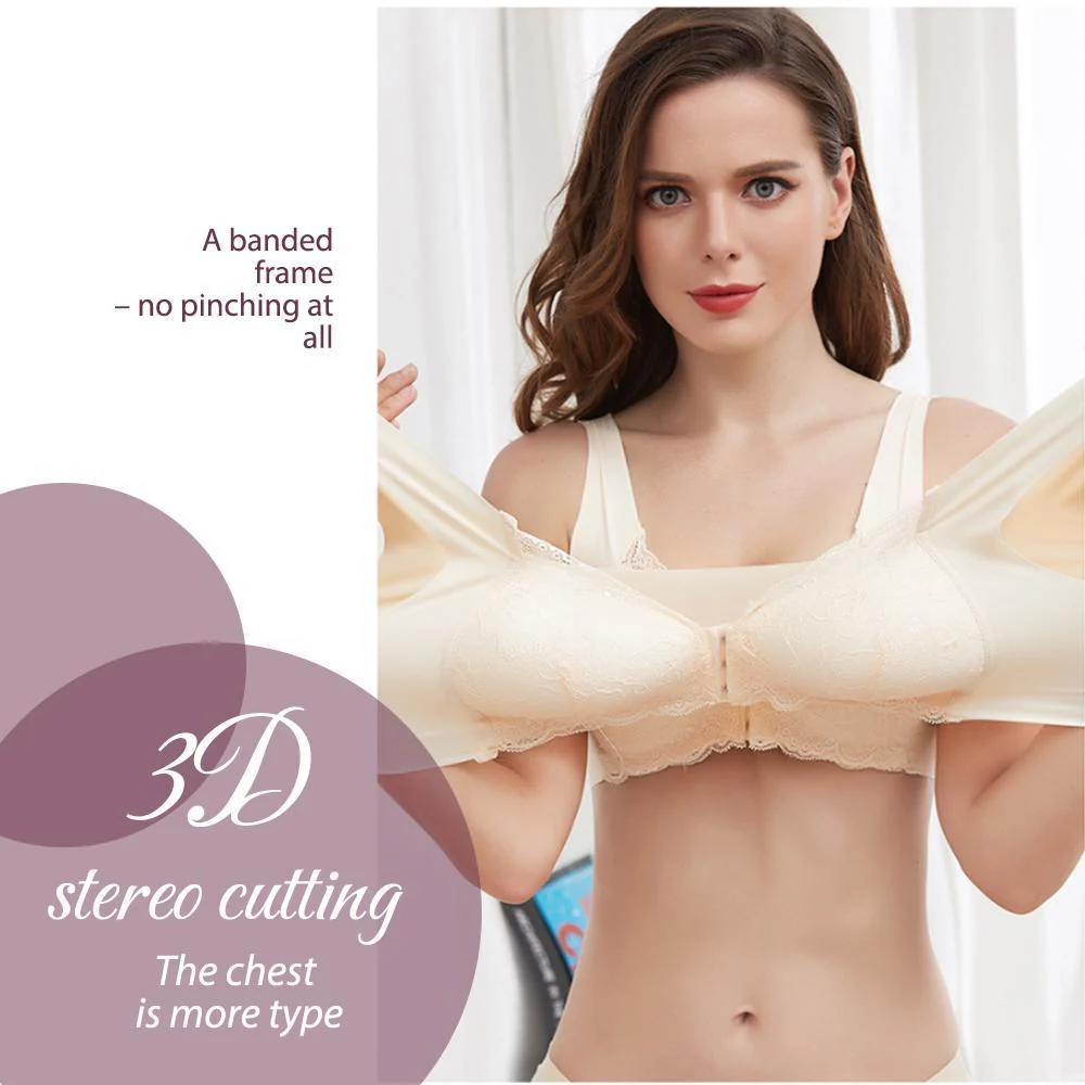 Front Closure Breathable Bra - Image 7