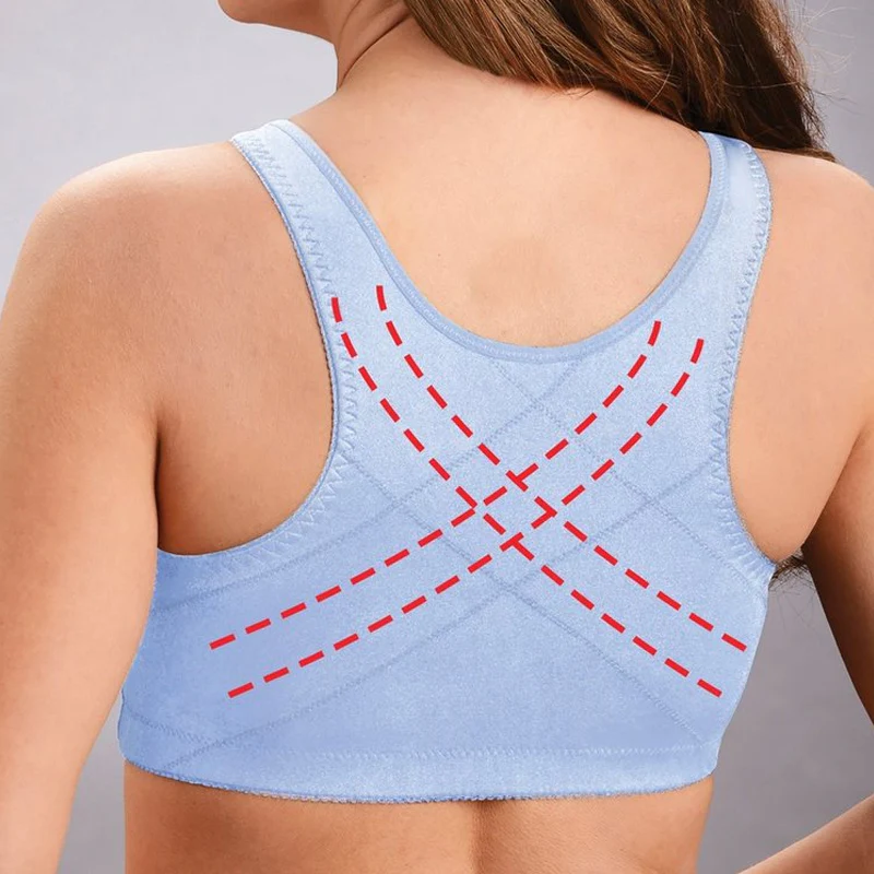 Front Closure Breathable Bra - Image 5