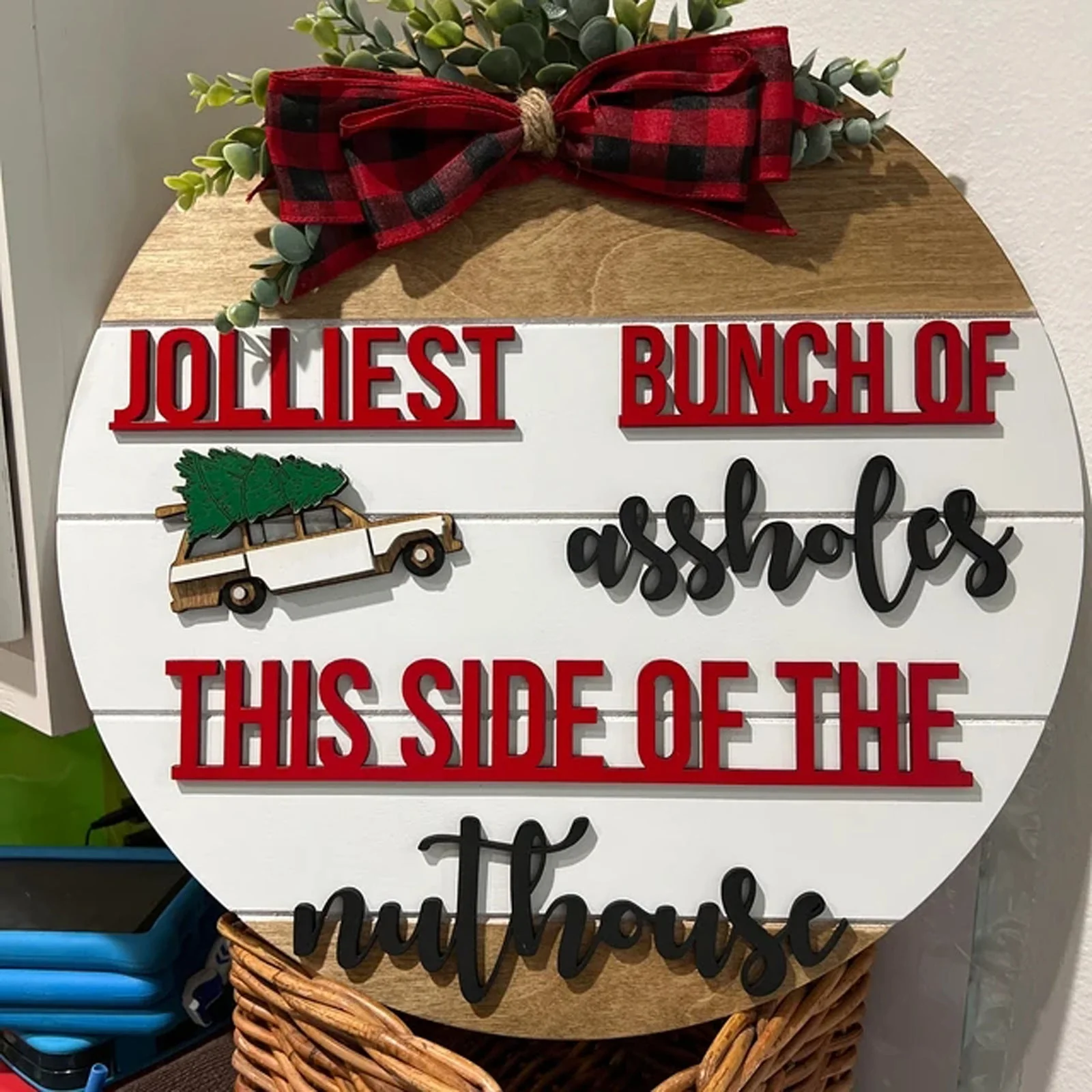 Funny Christmas Vacation Theme Door Hanger - Image 2