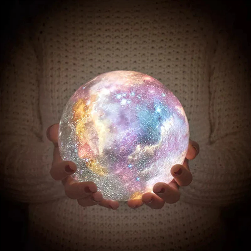 Galaxy Moon Lamp - Image 4