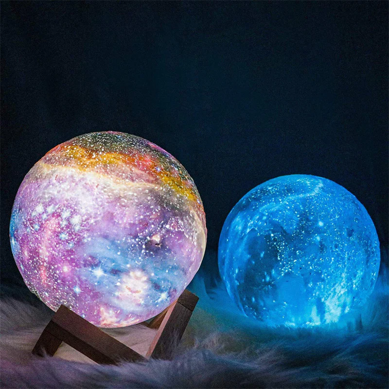 Galaxy Moon Lamp - Image 6